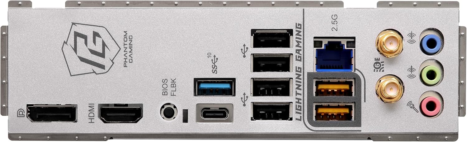 ASRock B650M PG Riptide WiFi White Motherboard, AMD Ryzen 7000